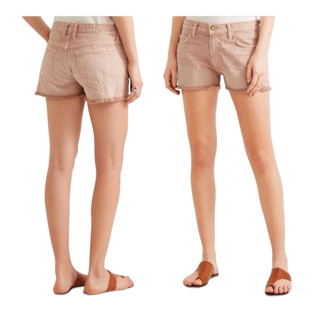 Current Elliott Rose Denim Boyfriend Short 26